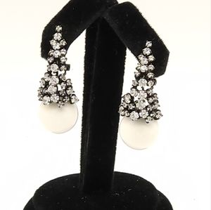 Designer silver earrings Angelique de Paris